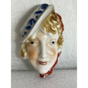 Vintage Art Deco Wall Pocket, Japan